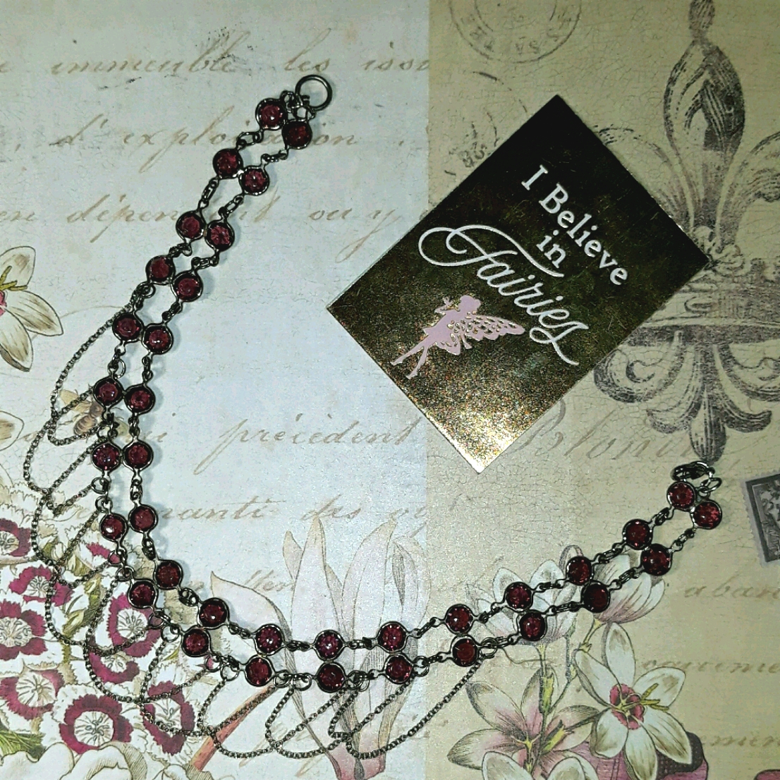 Vintage 1996 Glass Beaded Choker